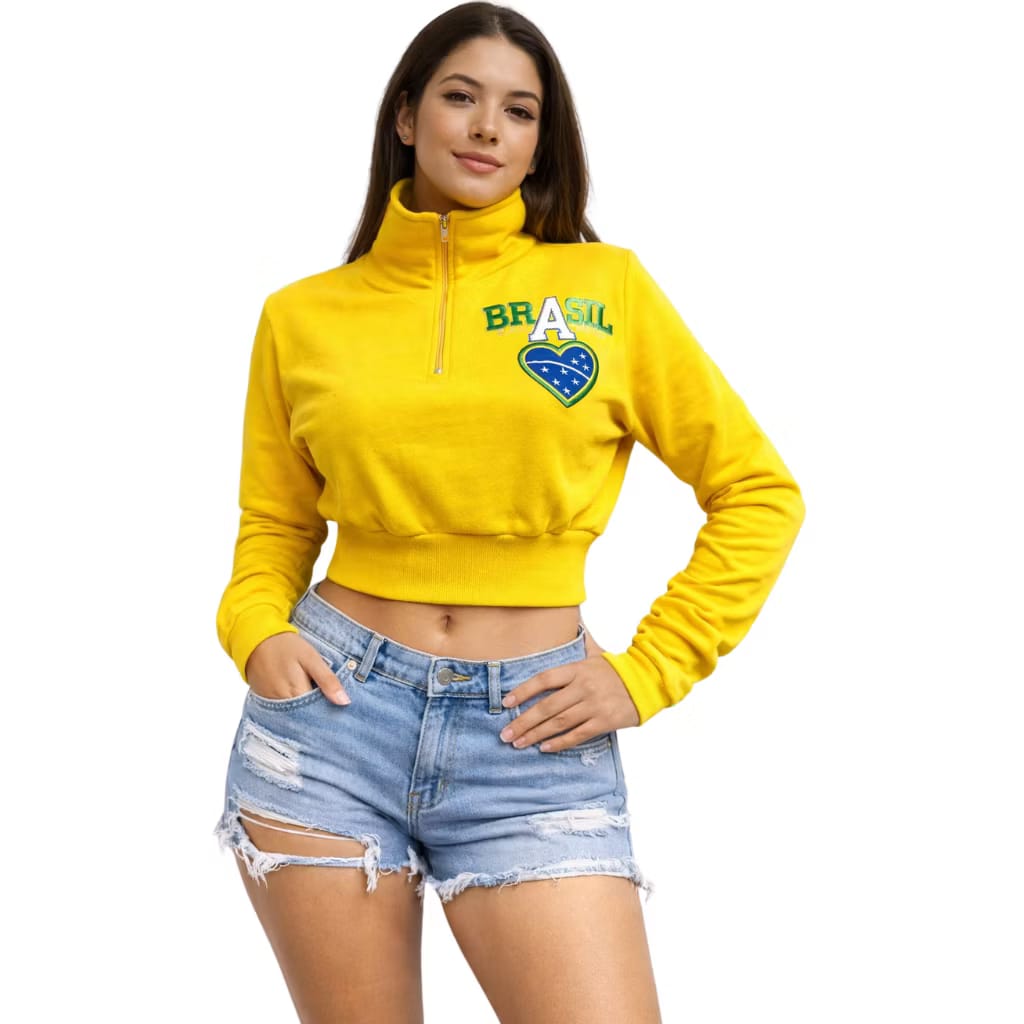 Cropped Moletom Copa Do Mundo 2026